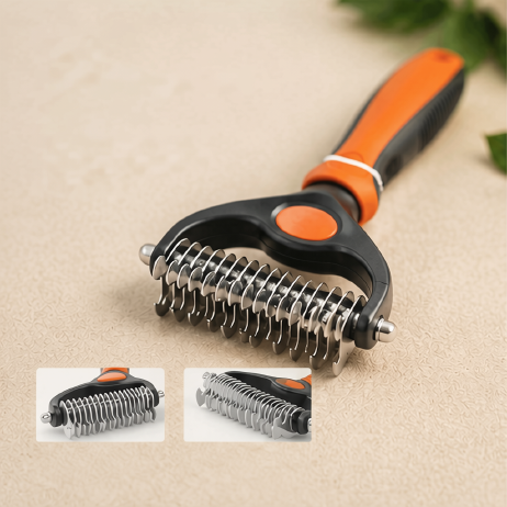 Two Sided Pet Grooming Brush - Image 4